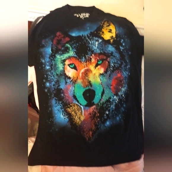 Liquid Blue Cosim Black Wolf Shirt Vintage Tee - Picture 2 of 2